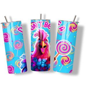 Funny-Don't Be A Sucker 20 oz Skinny Tumbler Stainless Steel